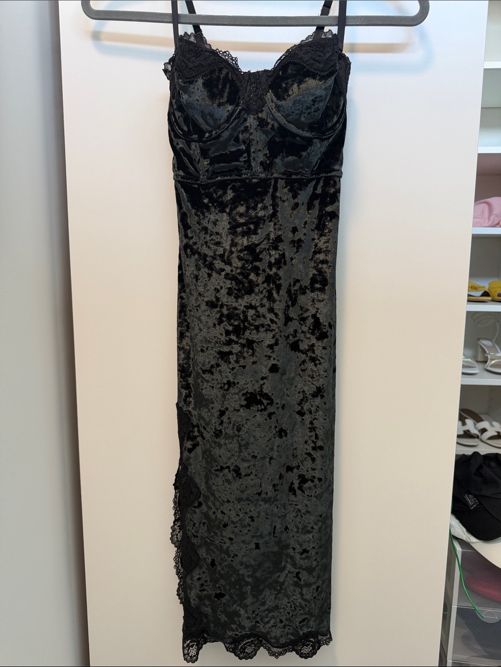 Victoria's Secret Black Velvet with Lace